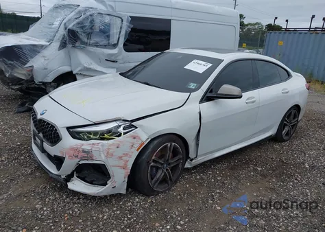 2020 BMW M235I Gran Coupe xDrive z USA, uszkodzony, nr VIN WBA13AL05L7F78801